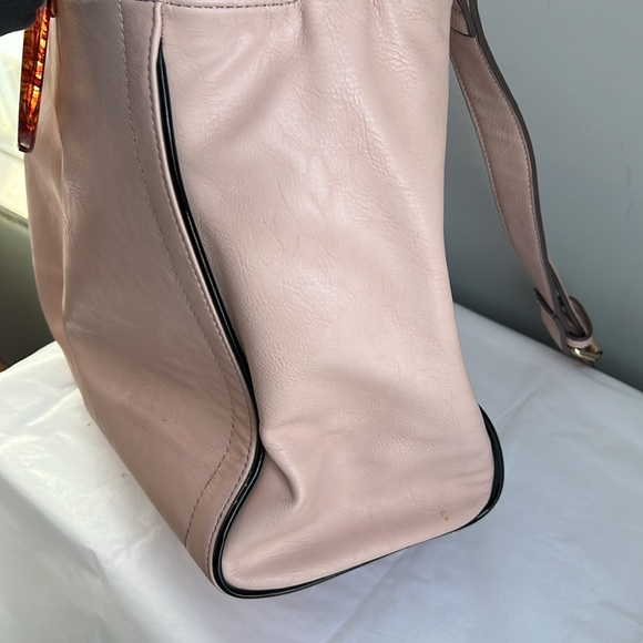 Essentiel Antwerp Tote Bag Vegan Pink Blush Large Strap Purse - Picture 13 of 14